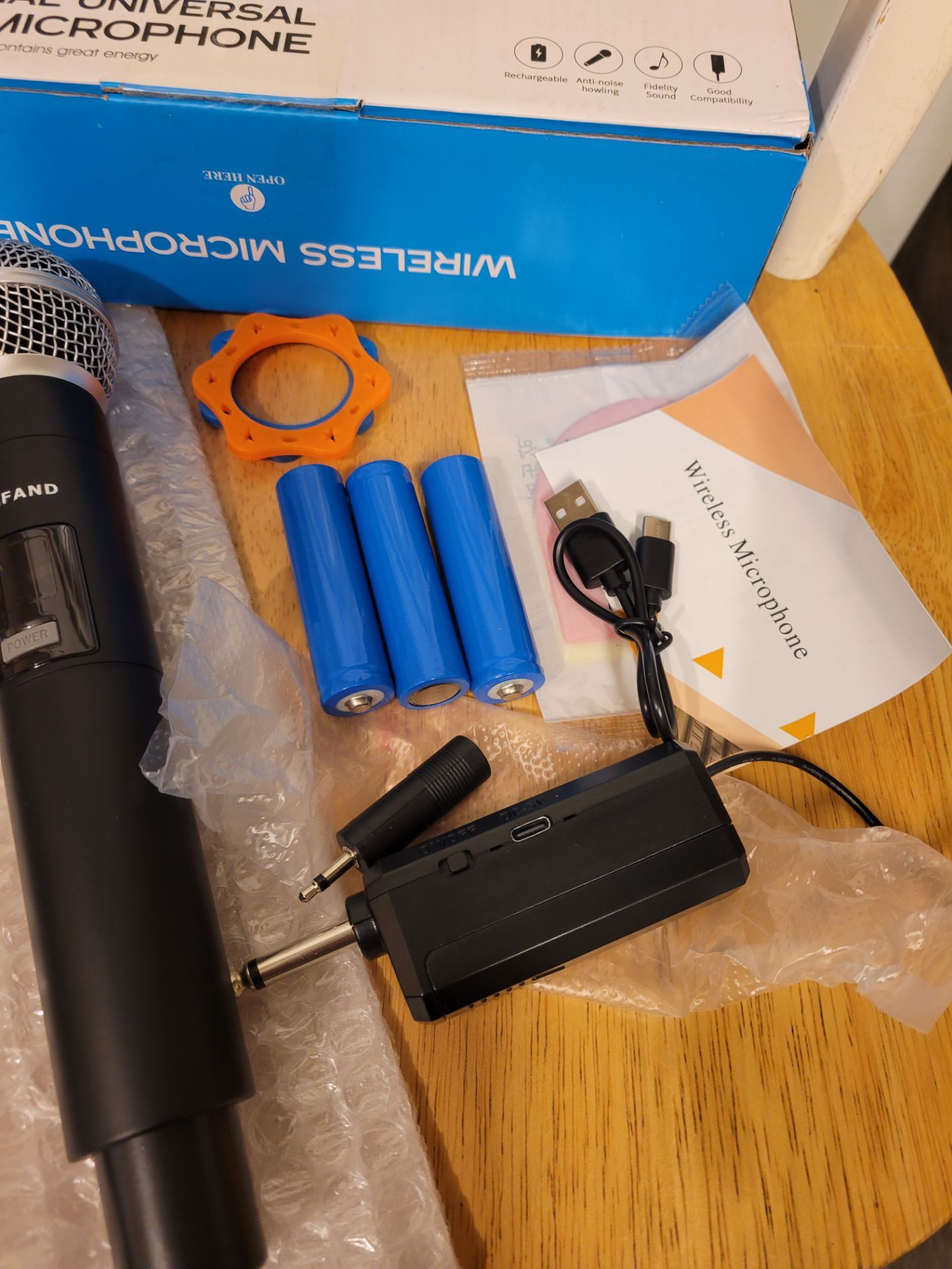 Wireless Handheld Mic Microphone Set Karaoke Office Church NEW - photo 3