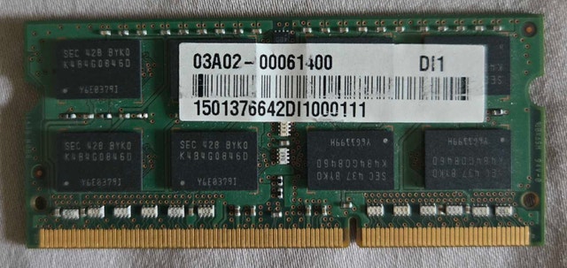 Samsung 8GB DDR3 laptop SODIMM RAM 1600MHz - photo 2