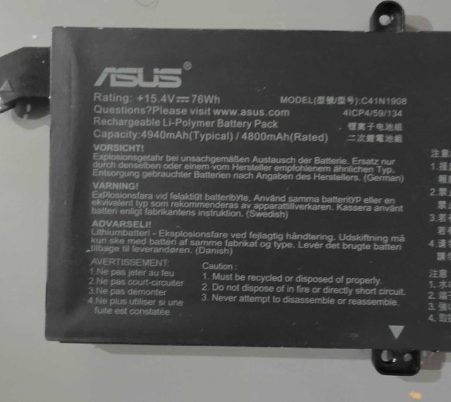 Asus ROG Zephyrus G14 Laptop Battery. Like New! - photo 3