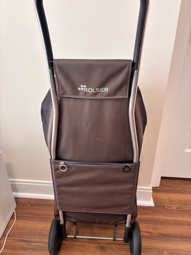 Rolser Folding Shopping Trolley / Grocery Cart – Black - photo 2