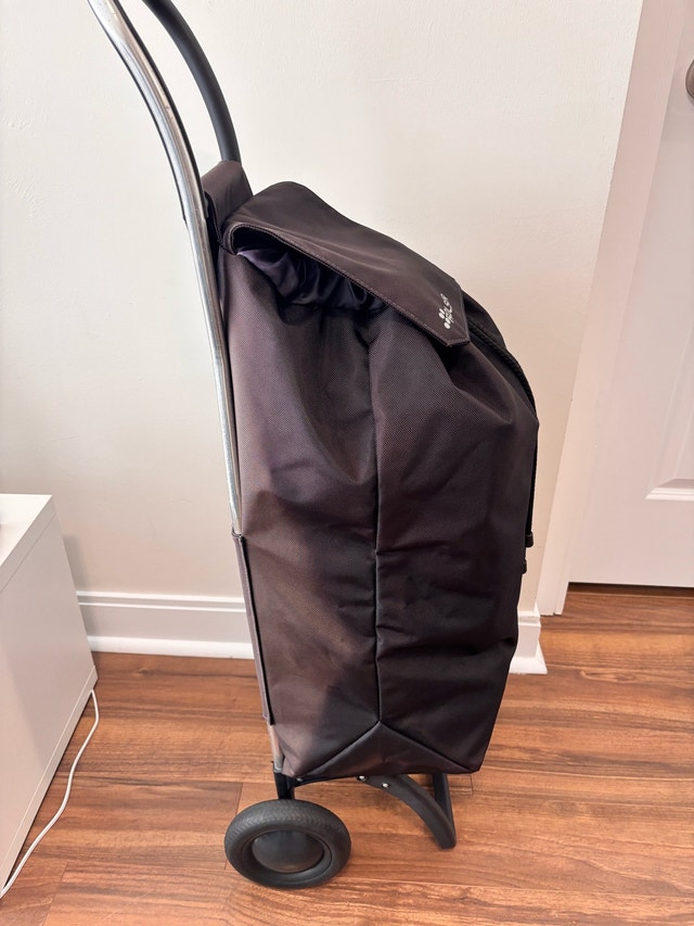 Rolser Folding Shopping Trolley / Grocery Cart – Black - photo 4