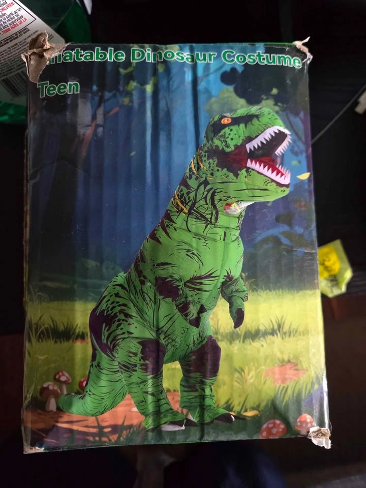 Teen Inflatable Dinosaur Costume - photo 2