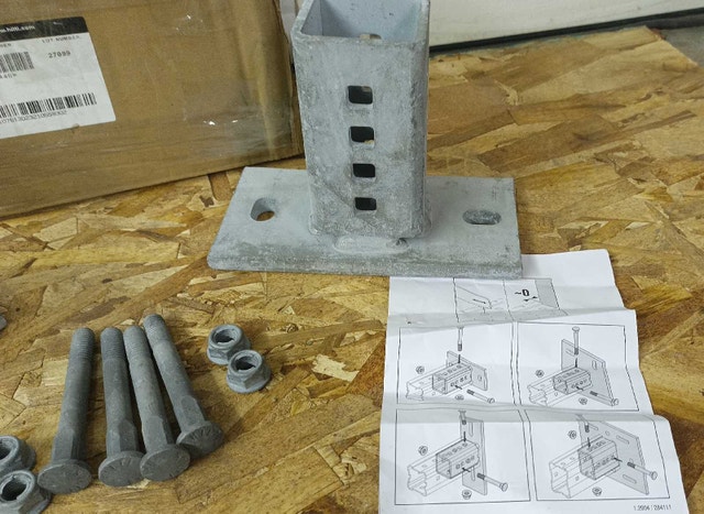 Hilti Connector MIC-C90-AA Concrete #304825 Galvanised Baseplate - photo 3