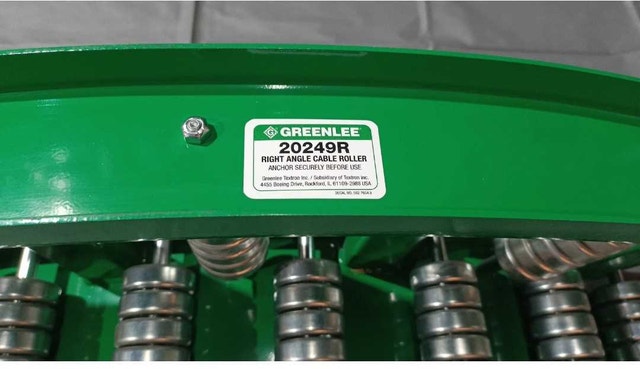 Greenlee 20249R Right Angle Rollers, 24-Inch, Radius 90-Degree - photo 3