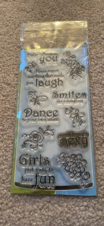 Recollections and Stampendous Clear and Cling Stamp Lot - photo 5