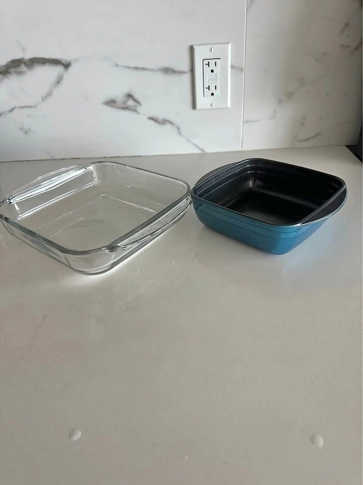 Pyrex and Ceramic Square Baking Dish Set