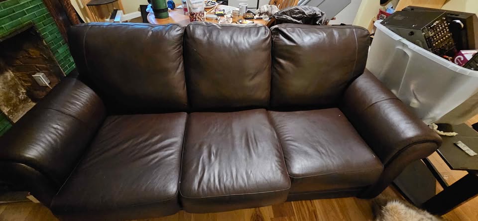 Leather Couch - photo 2