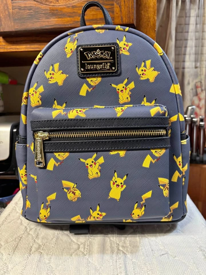 Loungefly Pokemon Pikachu Allover Mini Backpack - NWT
