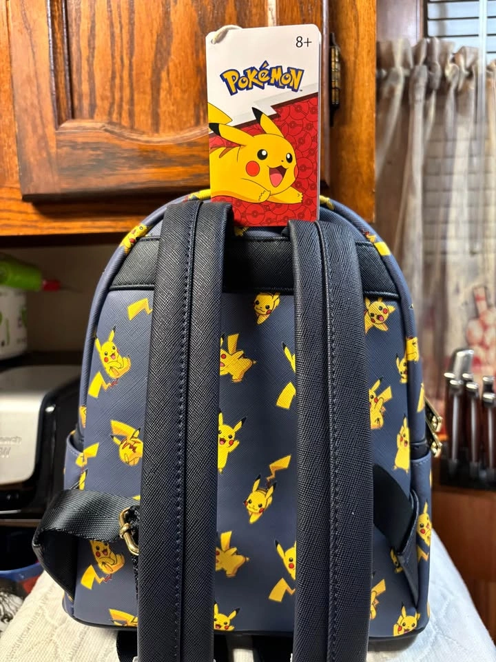 Loungefly Pokemon Pikachu Allover Mini Backpack - NWT - photo 2