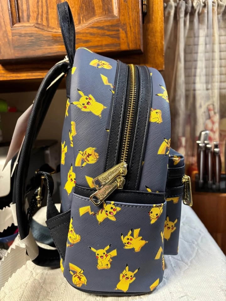 Loungefly Pokemon Pikachu Allover Mini Backpack - NWT - photo 3