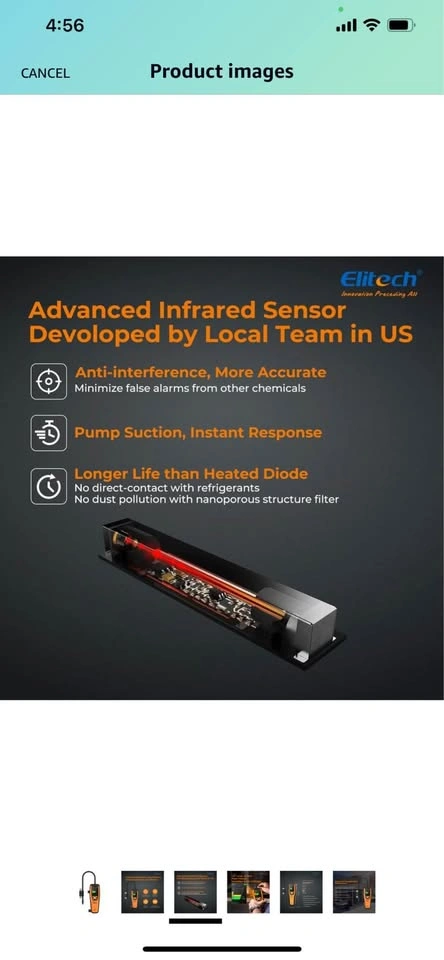 Elitech INFRARED REFRIGERANT LEAK DETECTOR ILD-300 - photo 4