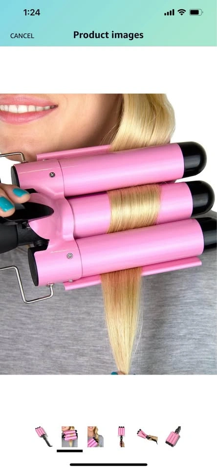 3 Barrel Curling Iron - photo 3