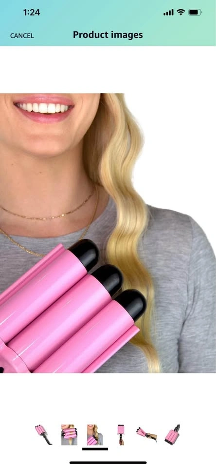 3 Barrel Curling Iron - photo 4