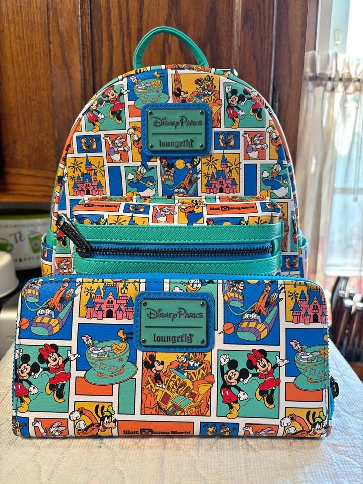 Disney Parks Mickey & Friends Play in the Park Loungefly Set