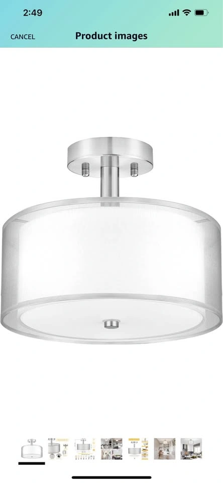 FOLKSMATE Ceiling Light Fixture - photo 4