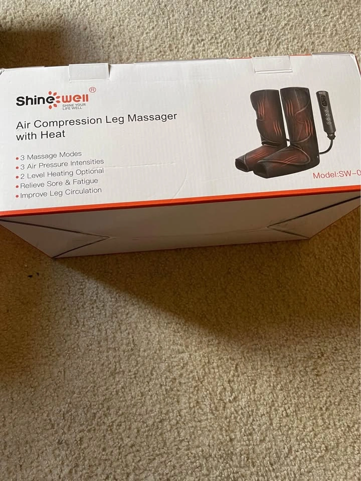 Shinewell leg massager with heat