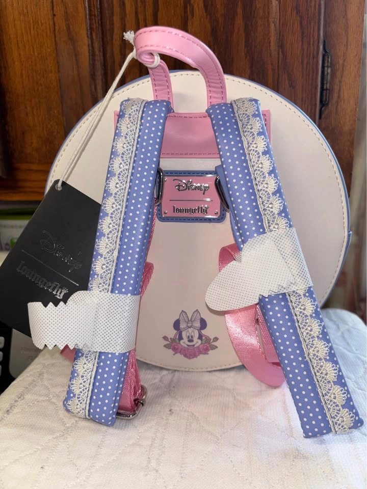 Loungefly Disney Minnie Mouse Floral and Lace Mini Backpack - photo 3