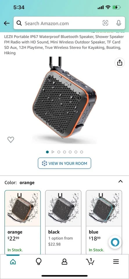 IPX7 Waterproof, Dustproof and Shockproof Wireless Speaker
