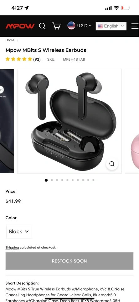 Mpow Earbuds