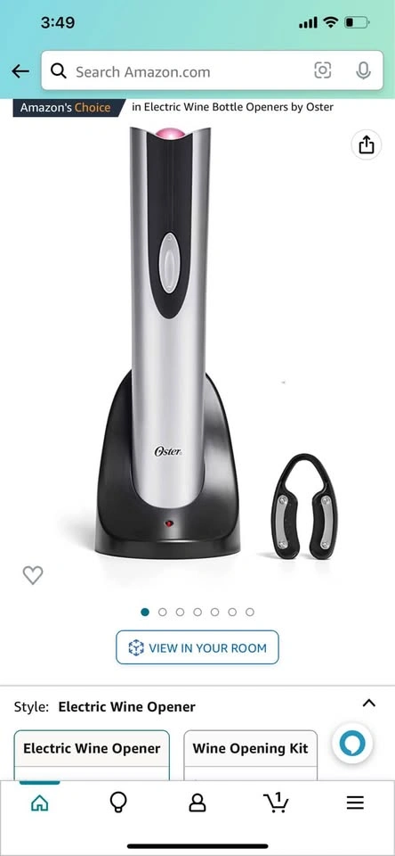 Oster Cordless Wine Bottle Opener