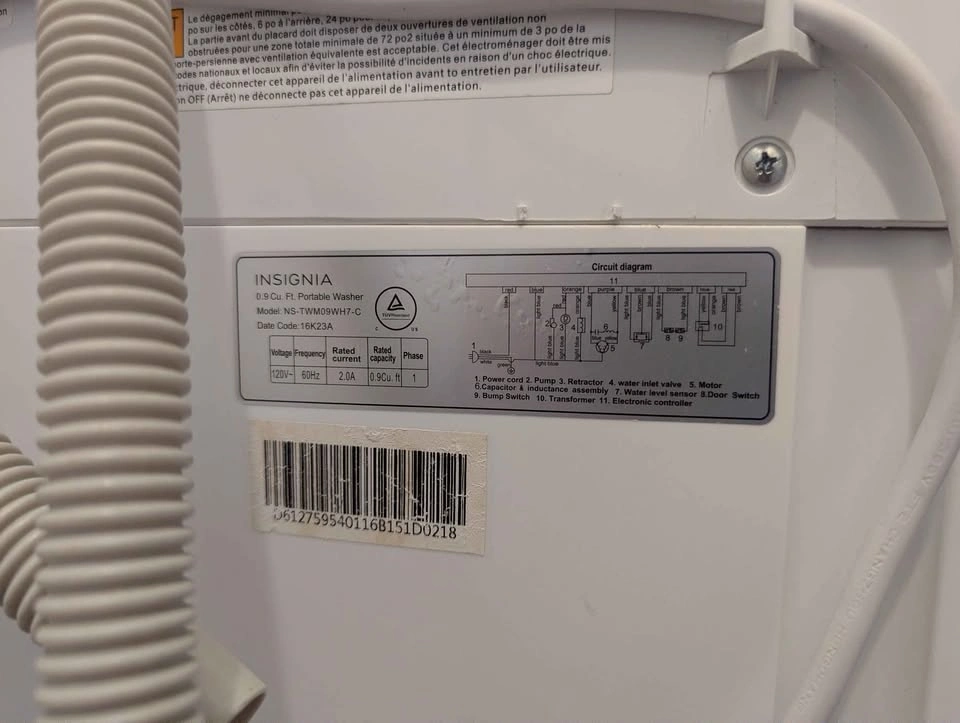 Insignia portable washing machine - photo 3