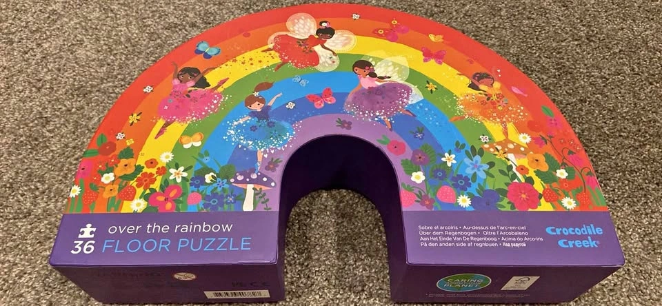 Crocodile Creek Over the Rainbow 36-Piece Floor Puzzle