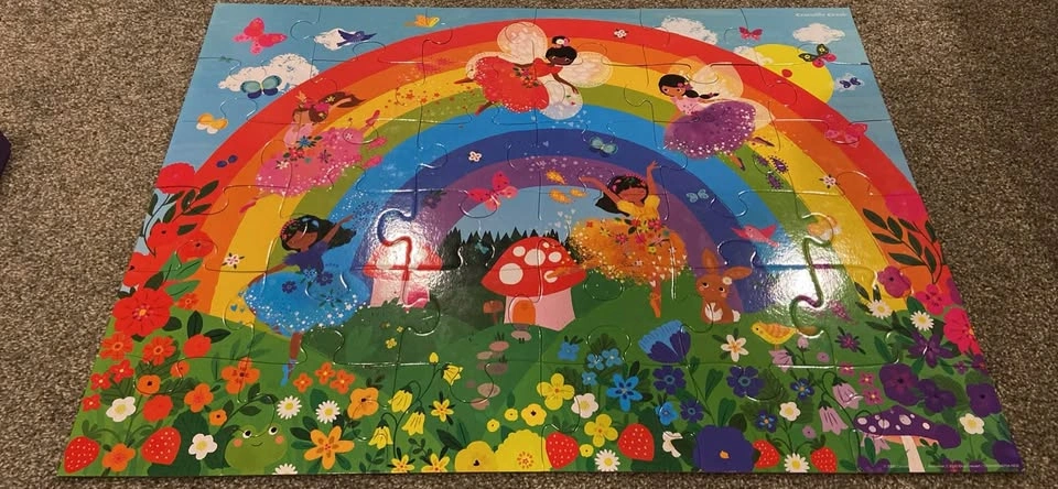 Crocodile Creek Over the Rainbow 36-Piece Floor Puzzle - photo 2