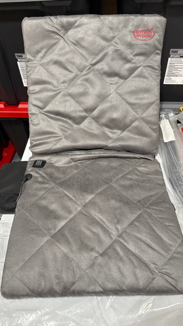 Portable Heated Camping Seat Cushion!
