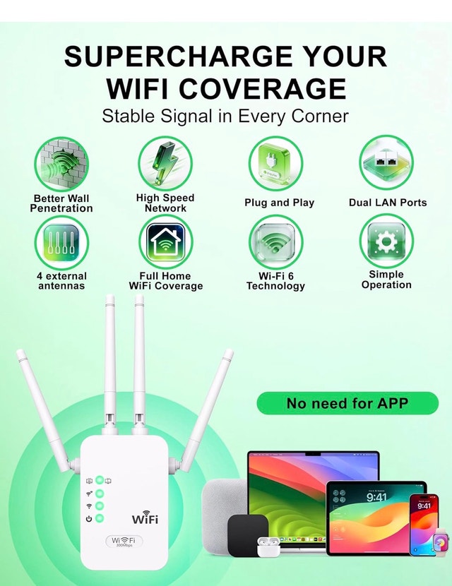 Smart WiFi Repeater/Extender - photo 4