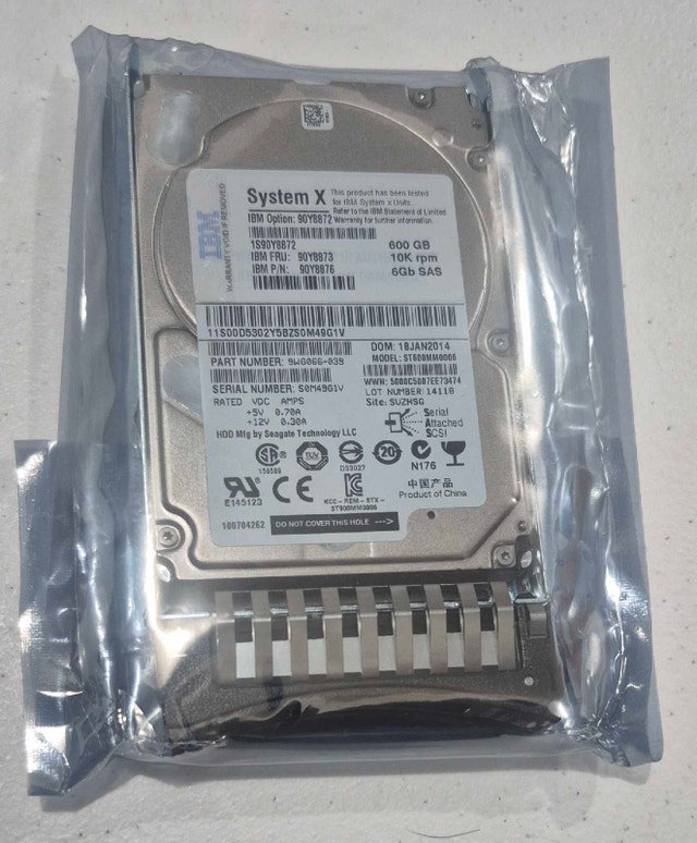 IBM 600GB 10K RPM SAS Hard Drive - photo 2