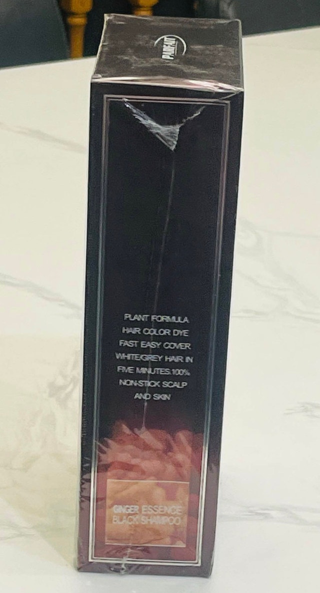 Hair Dye-Parfait Ginger Essence Black Shampoo - photo 3
