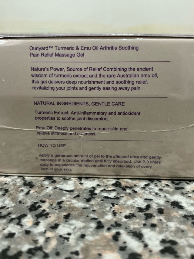 Ourlyard Soothing Pain Relief Massage Gel - photo 3