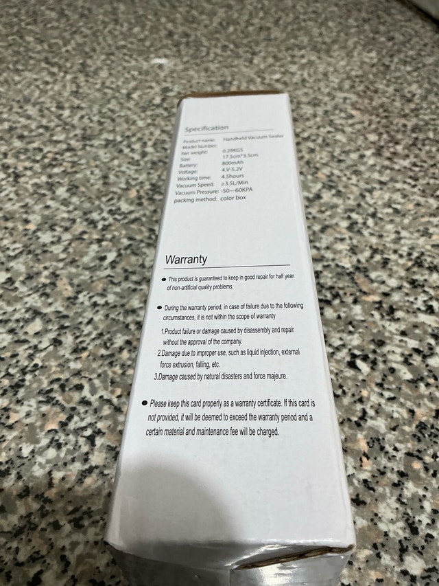 Handheld Vacuum Sealer - photo 2