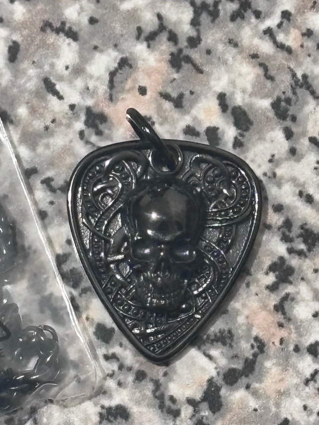 Skull Guitar Pick Necklace - photo 2