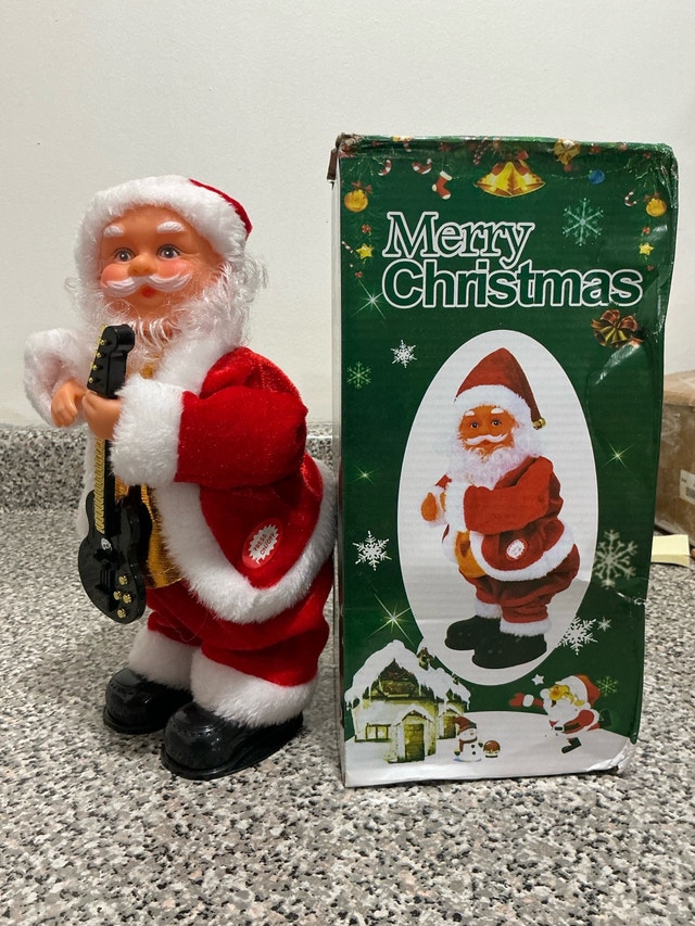 Animated Rocking Santa Claus