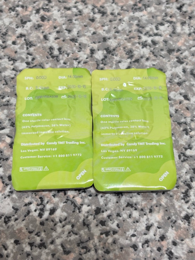 TTDEYE Gridding White Contact Lenses 0.00 - photo 3