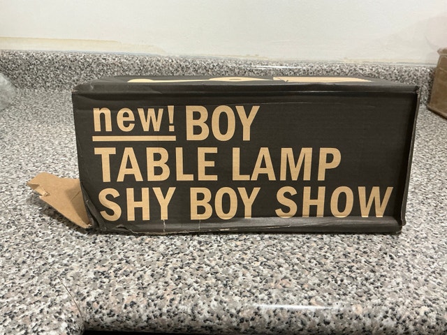 Shy Boy Show Table Lamp