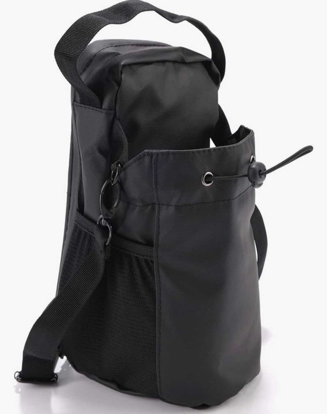 BLACK MAGNETIC WATER BOTTLE BAG