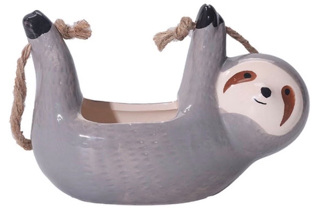 Sloth Hanging Planter