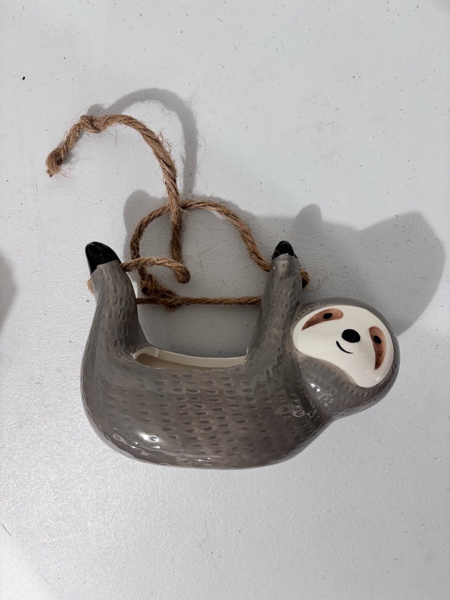 Sloth Hanging Planter - photo 3