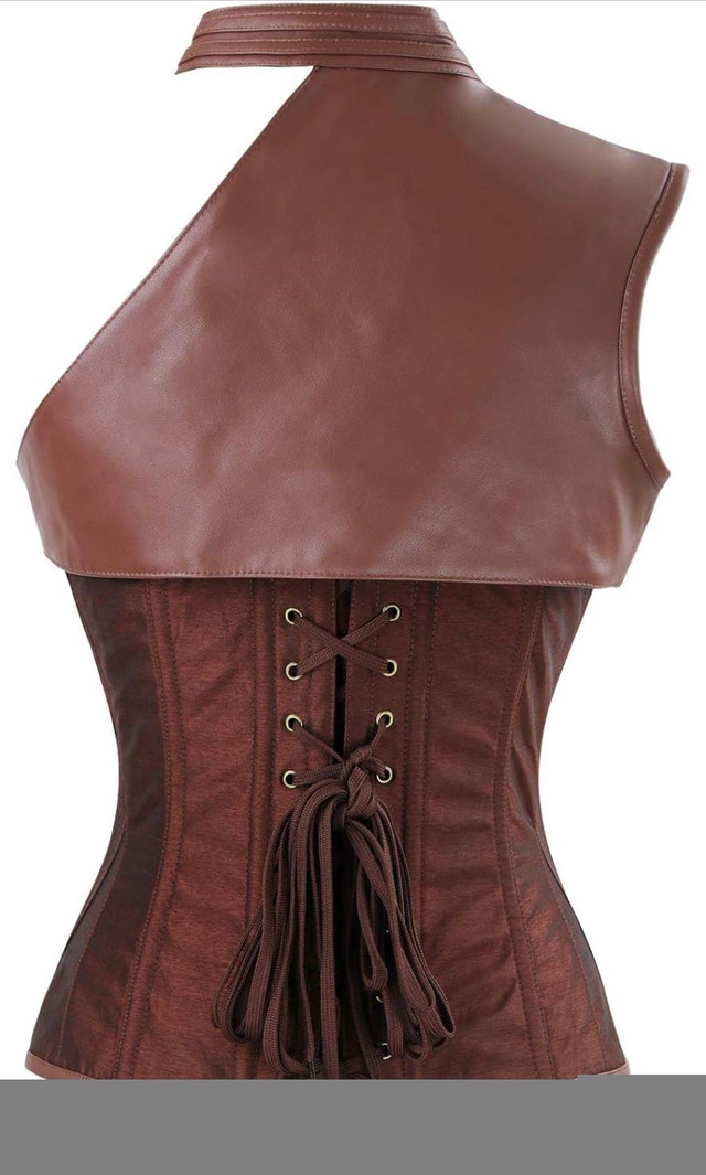 Boned Corset with Zipper! Size L - photo 3