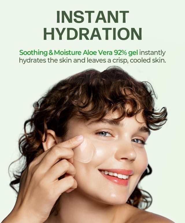 ALOE VERA 92% SOOTHING GEL AND MOISTURIZER - photo 5