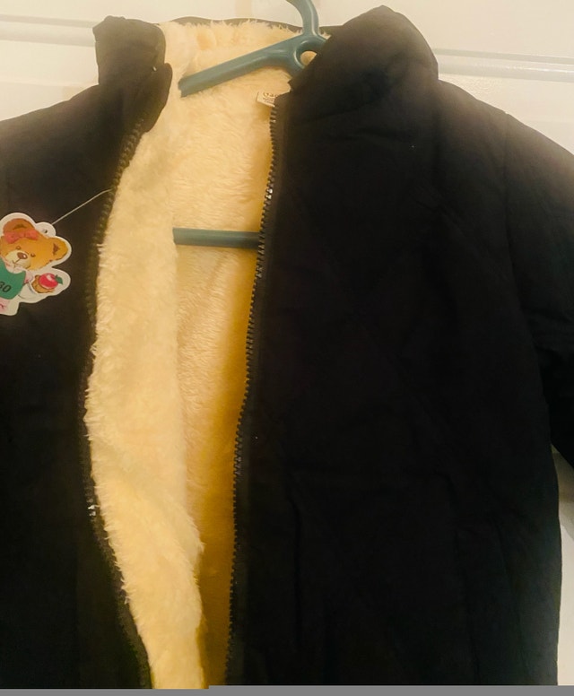 Kids Sherpa Lined Hooded Jacket! Size 4/6 years - photo 3