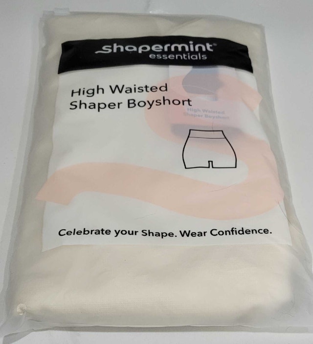 HIGH WAISTED SHAPER BOYSHORT, SIZE 4XL BEIGE