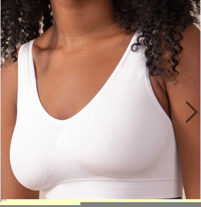 EVERYDAY TRUEKIND THROW ON WIRELESS BRALETTE, SIZE 3XL WHITE - photo 3