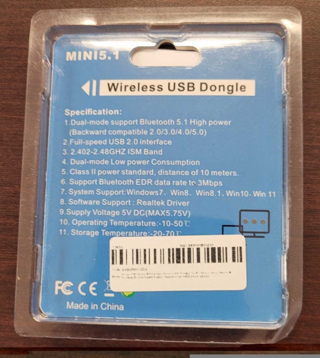 BT WIRELESS USB DONGLE - photo 2