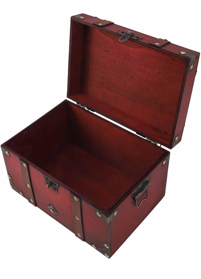 Vintage Wooden Storage Box! - photo 5