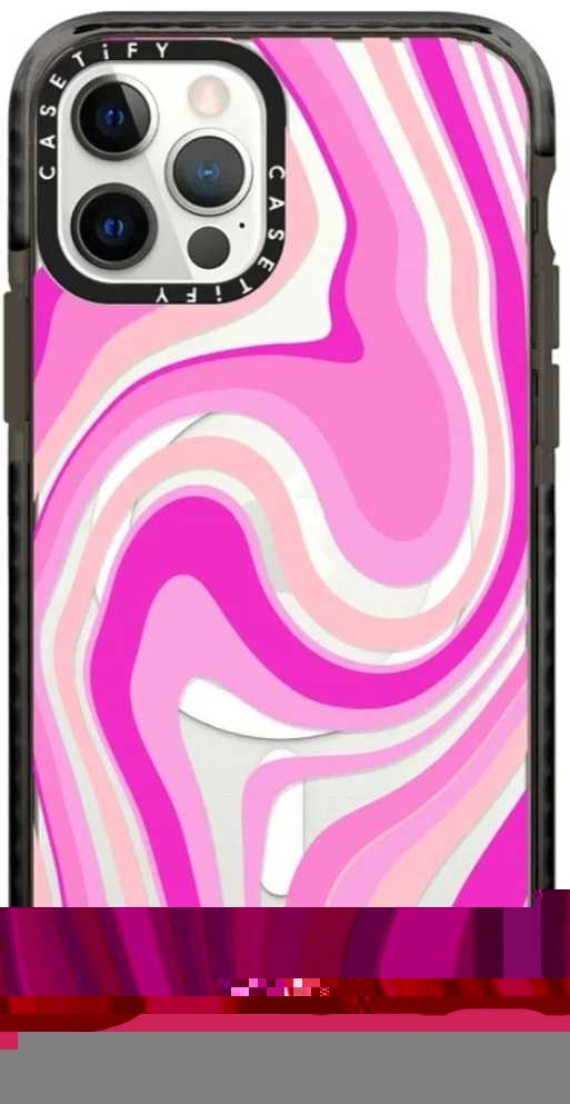 CASE FOR IPHONE 11 PRO MAX, PINK SWIRLS - photo 3
