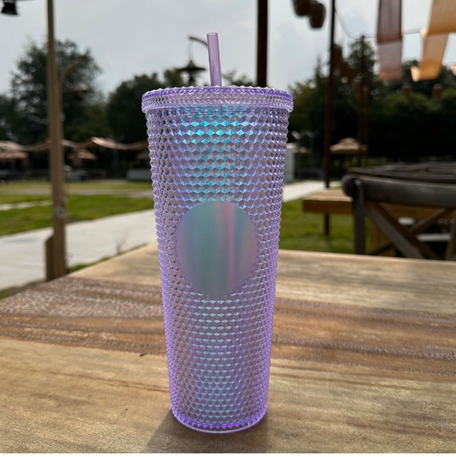 Studded Tumbler with Lid!
