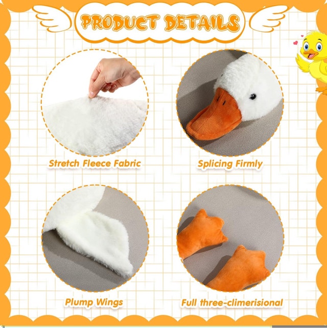 Stuffed Animal-Giant White Goose! - photo 2